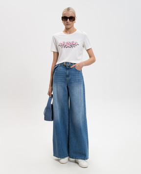 Twinset Синие джинсы с поясом 261TP2710