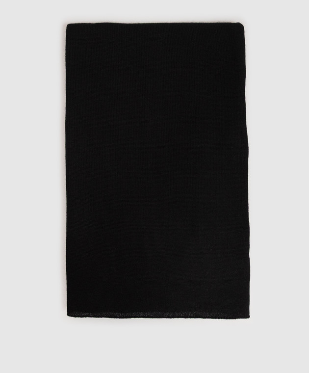 Allude Черный шарф из кашемира 26511241