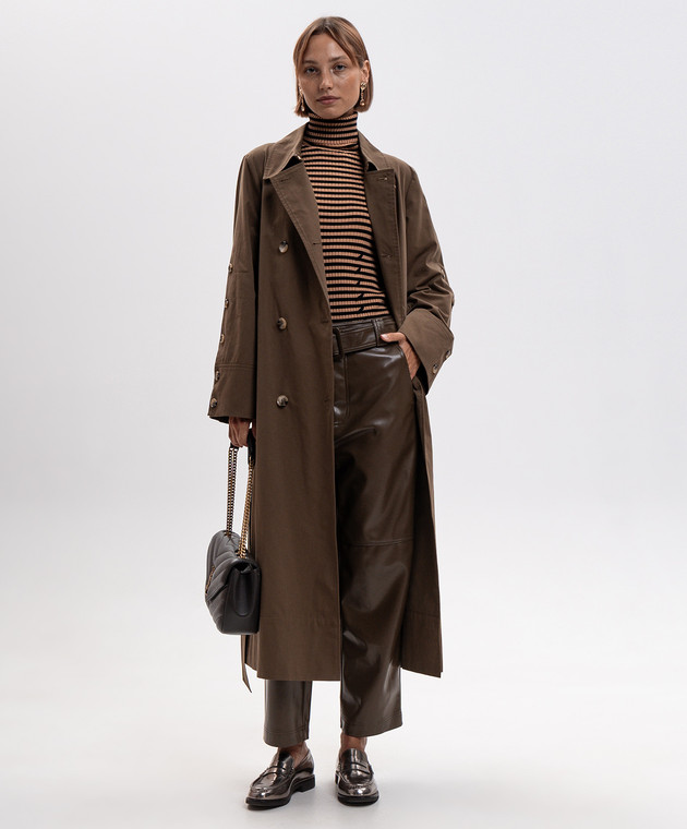 Twinset Брюки цвета хаки 262TP2051 изображение 2