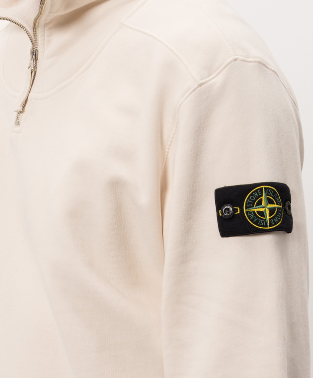 Stone Island Бежевий светр з блискавкою L2S156100021S0A20 зображення 5