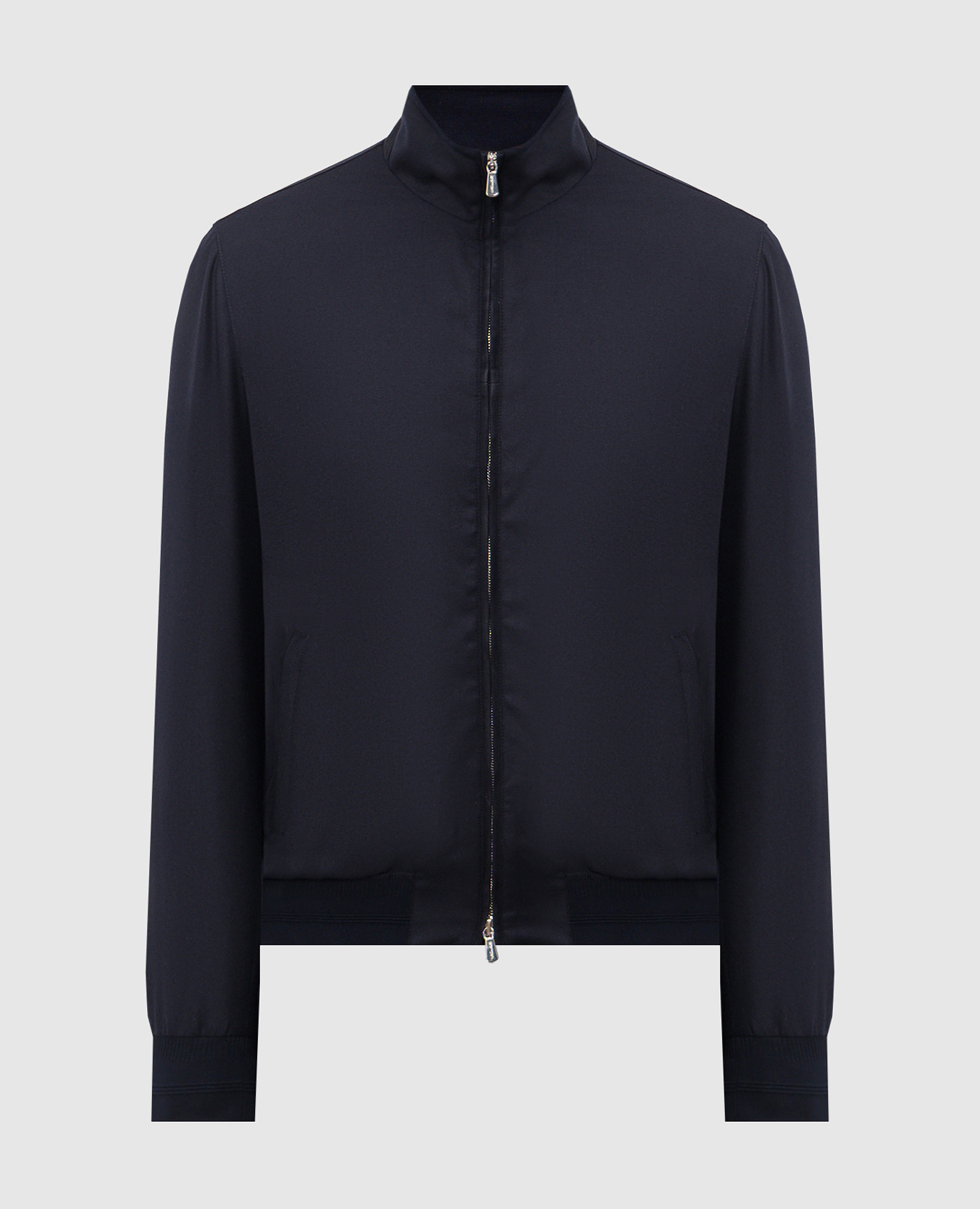 Синяя куртка из кашемира