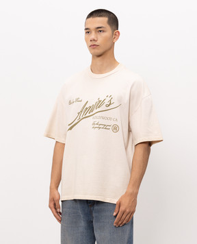 AMIRI Бежева футболка QUALITY GOODS AMTOJR1194