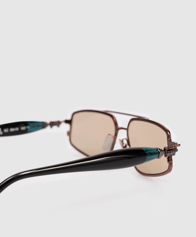 Kuboraum Коричневые солнцезащитные очки J73 KRSJ73BZ0000004M изображение 4