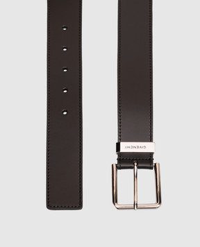 Givenchy Чорний шкіряний ремінь з гравіюванням логотипа BK4067K1UY