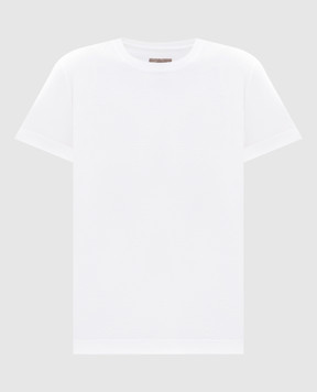 Marco Pescarolo Белая футболка из хлопка AMATAD53Y00