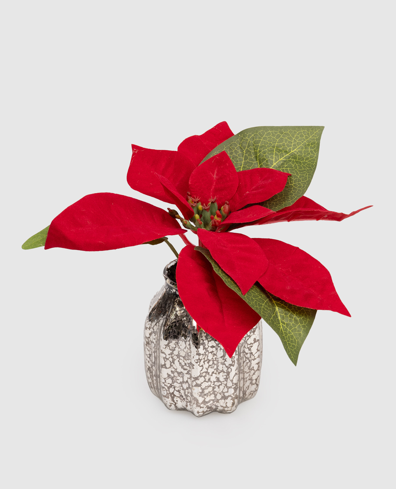 

Декоративный горшок пуансетии, Красный, Декор