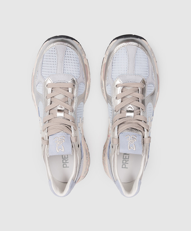 Premiata Голубые комбинированные кроссовки Mased MASED8205 изображение 4
