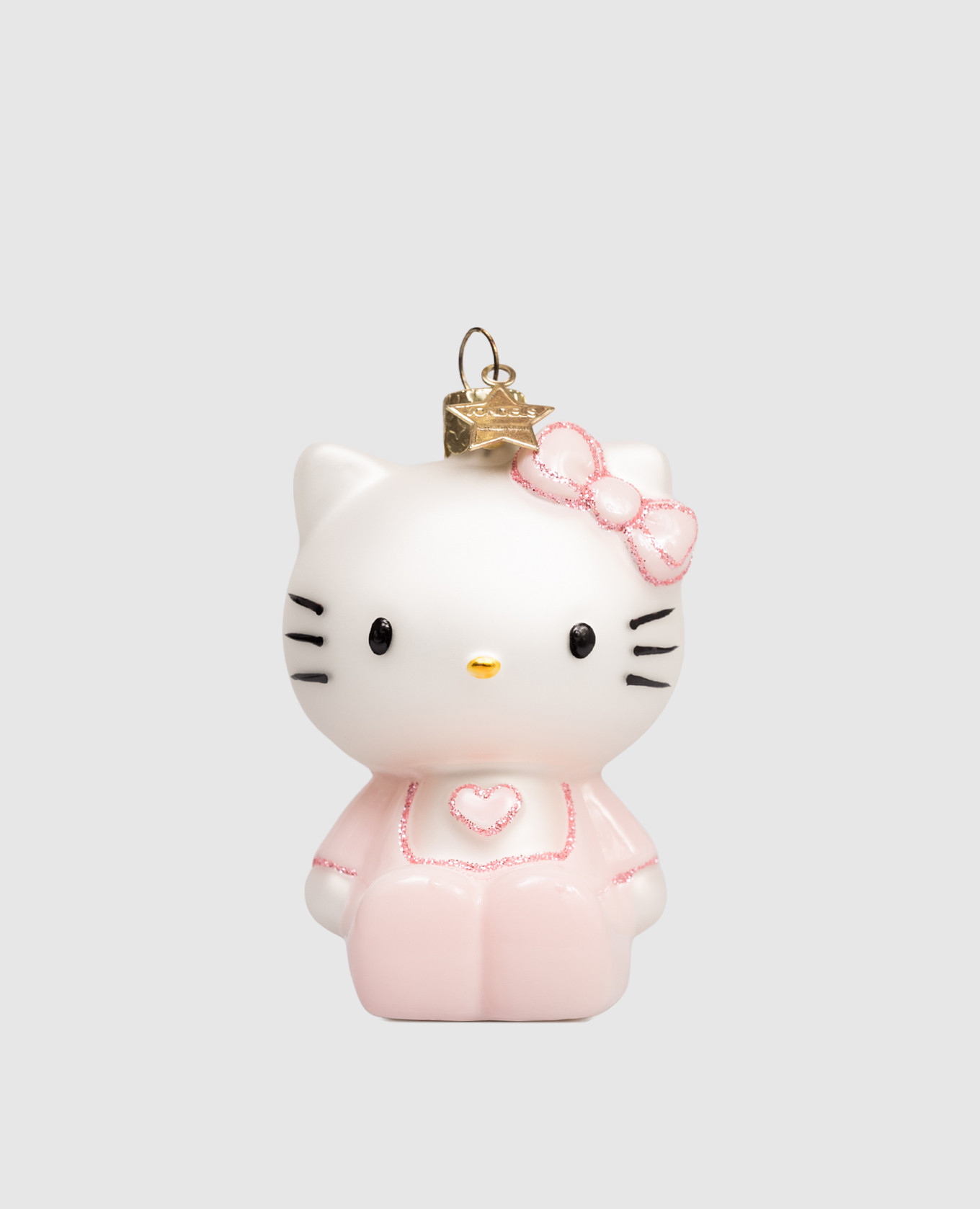 

Розовая елочная игрушка Hello Kitty, Розовый, Елочные украшения