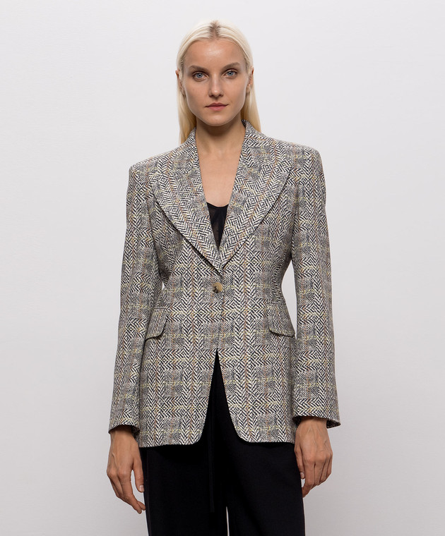 Ermanno Scervino Жакет в узоре D496I332WEK изображение 3