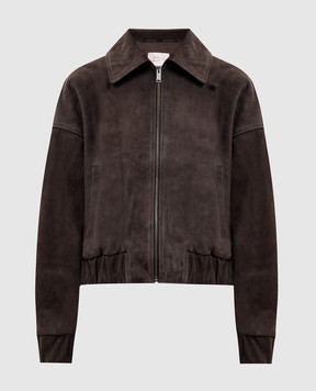 Babe Pay Pls Коричневая замшевая укороченная куртка 2523SUEDE