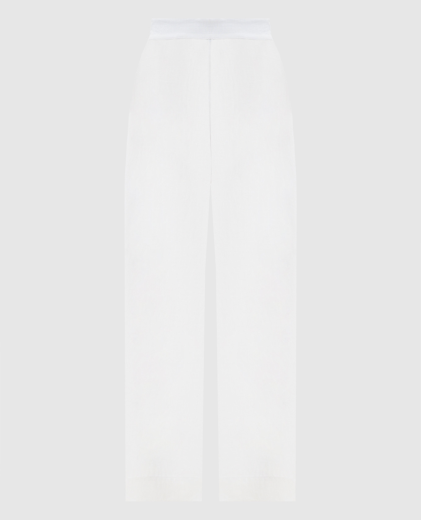 Белые штаны London из льна