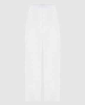 Asceno Білі штани London з льону B001FAB06COL02