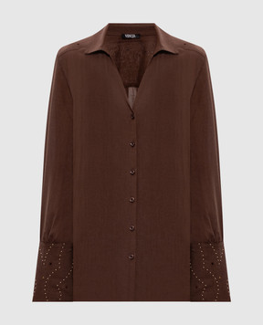 Venuja Коричневая рубашка с рамой ST008A