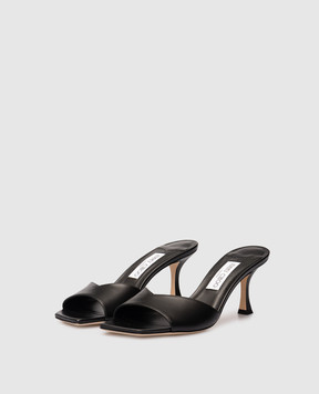 Jimmy Choo Чорні шкіряні мюлі Skye SKYE70CLF