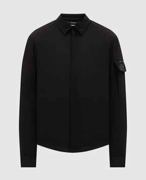 C.P. Company Metropolis Черная ветровка с логотипом LOS006A110264V