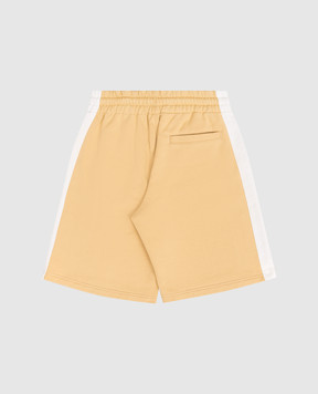 Dolce&Gabbana Дитячі помаранчеві шорти з лампасами та принтом логотипа L4JQXKG7PWP812+