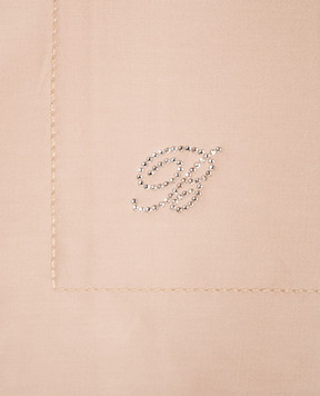 Blumarine Home Бежевий комплект постільної білизни Lory з кристалами Swarovski LORYW0200250032