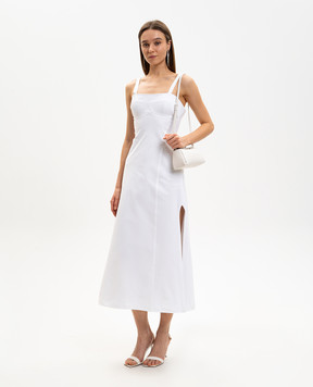 Victoria Beckham Біла сукня міді 1126WDR007043B