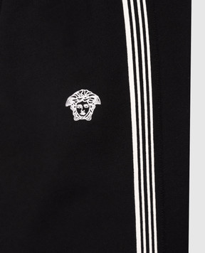 Versace Дитячі чорні джогери з емблемою 10182901A11652