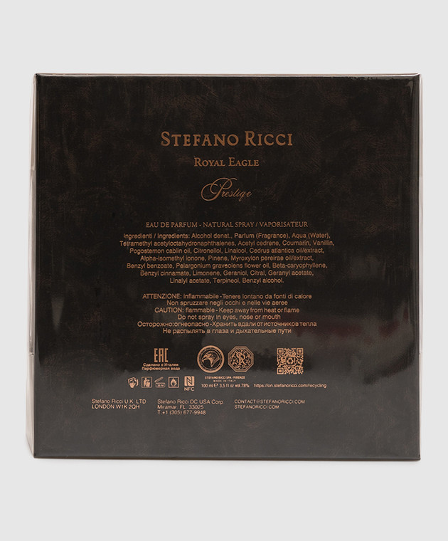 Stefano Ricci Парфумована вода Royal Eagle Prestige з фактурною емблемою 100 мл PM100REP зображення 5