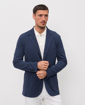 Enrico Mandelli Синий блейзер 3T521B4321