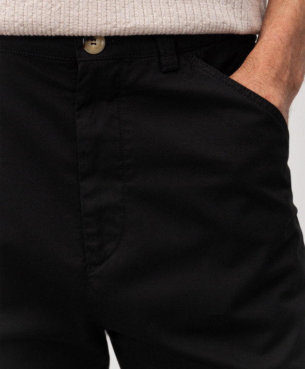 Brunello Cucinelli Черные штаны M289LH0660 изображение 5