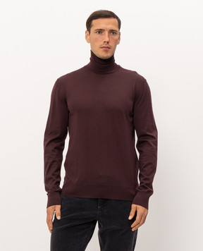 Dolce&Gabbana Бордовий гольф з кашеміру GXW05TJBW1W