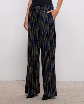 Missoni Синие брюки с люрексом DS26WI08BR015R