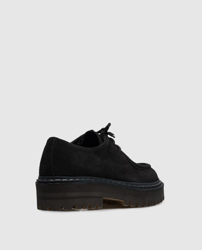 Officine Creative Чорні замшеві дербі Blossom BLOSSOM001NERO