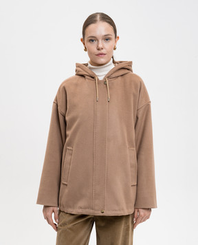 Max Mara Коричнева куртка Derris з вовни DERRIS