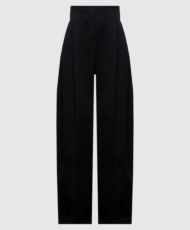 Thierry Mugler Черные брюки из шерсти COM1PA05291020
