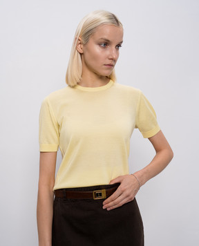 Saint Laurent Коричневый кожаный ремень LA 66 732556AAFMH