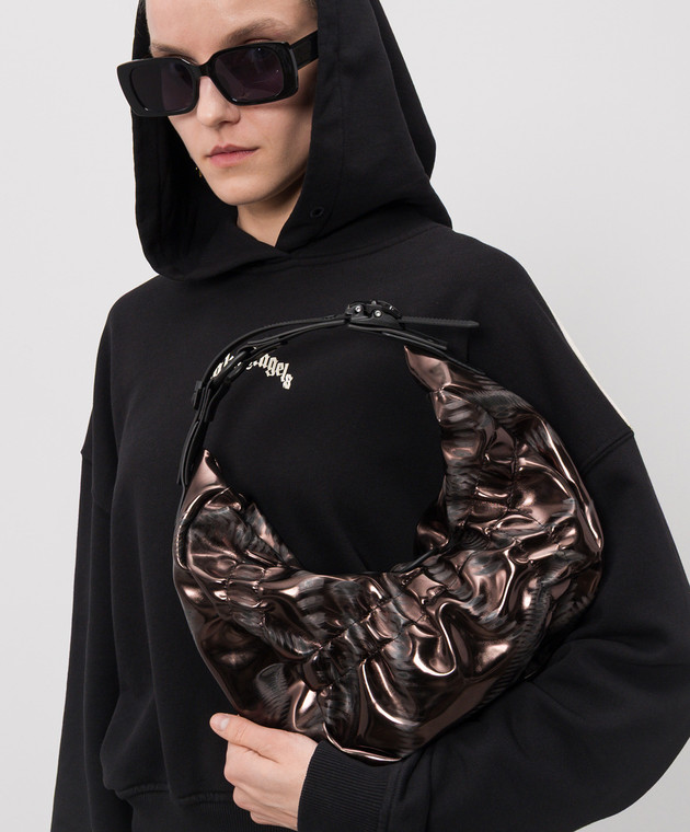 Innerraum Коричнева сумка-хобо HM2 з драпіруванням HM2MBBKCRSH зображення 2