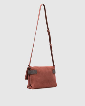 Brunello Cucinelli Красная замшевая сумка Essence MBDLD2747P
