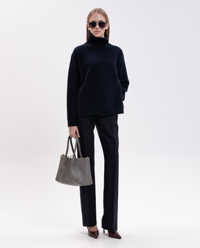Bottega Veneta Синій светр з вовною A003N7V79S0