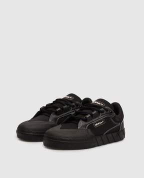 Off-White Черные замшевые кроссовки Vulcanized M296C9L001