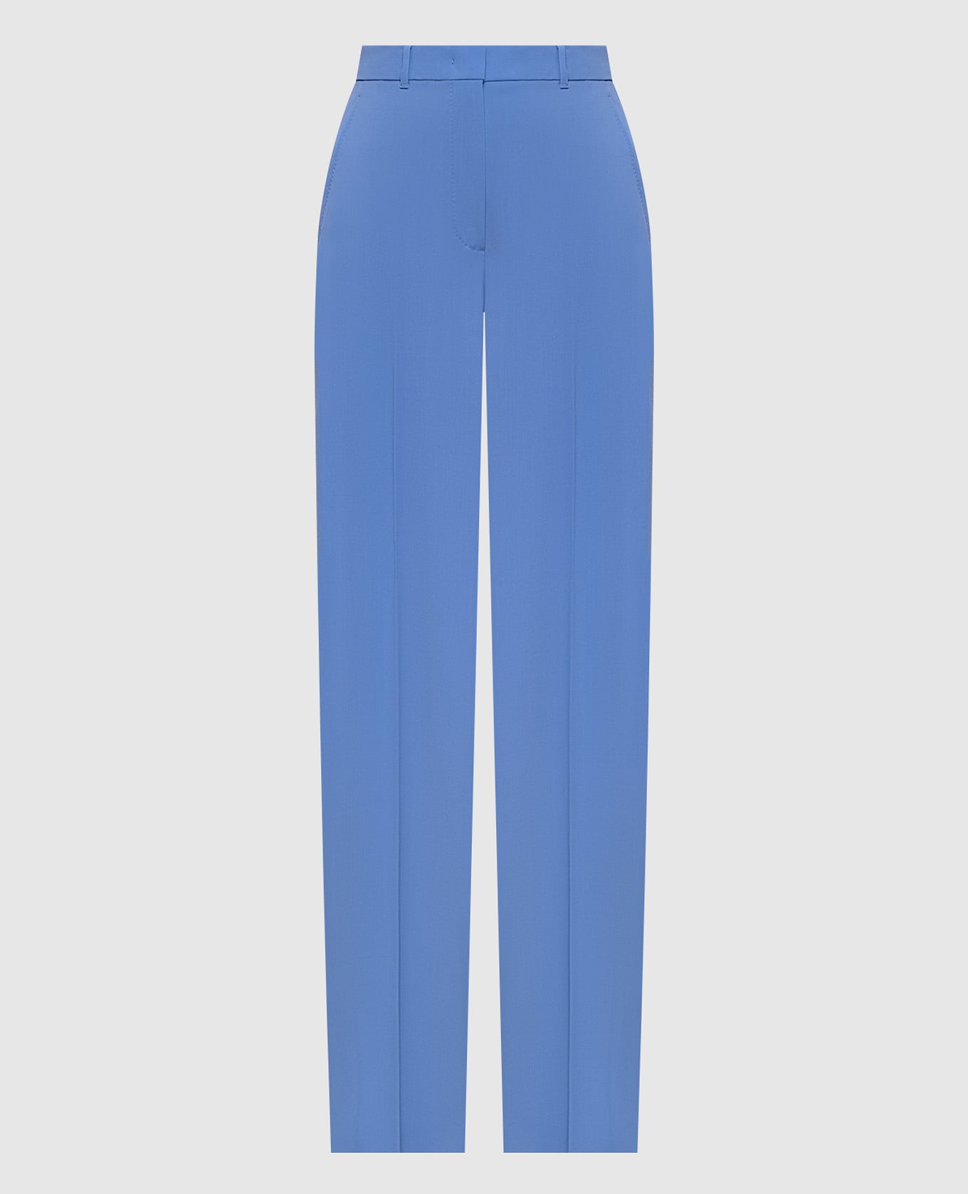 Голубые брюки из шерсти MSTQUASAR