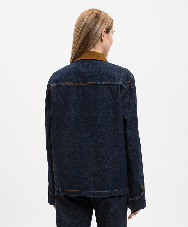 Khaite Синя джинсова куртка Wyatt 1192908040 зображення 4