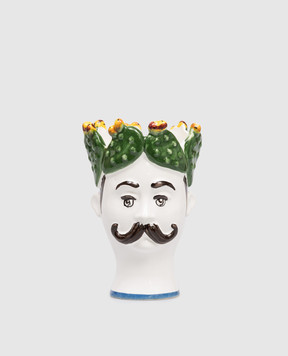 Les Ottomans Декоративна свічка Figs Man в керамічному свічнику HEADCANDLESFM