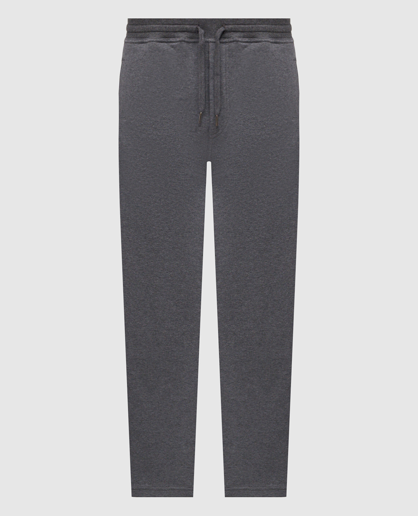 Серые меланжевые спортивные штаны