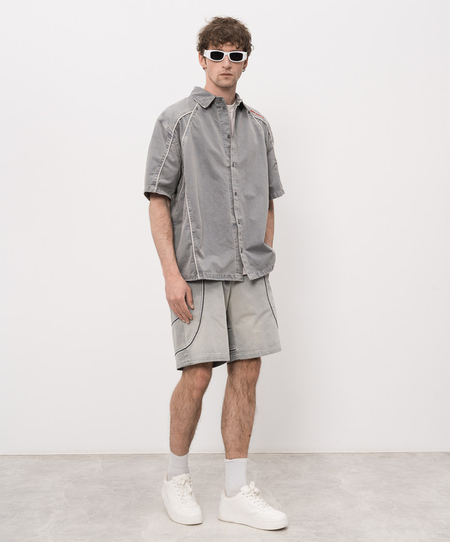 Off-White Розовая футболка с принтом логотипа 44MAA120S26J00U изображение 2