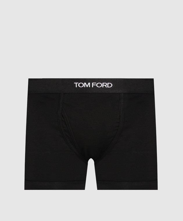 Tom Ford Черные трусы с узором логотипа T4LC31040