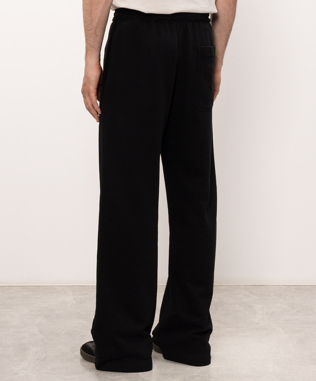 Ann Demeulemeester Черные спортивные штаны B0014215FA185 изображение 4