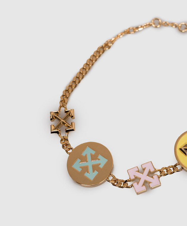 Off-White браслет-цепочка Button Arrow OWOA133S26MET001 изображение 3