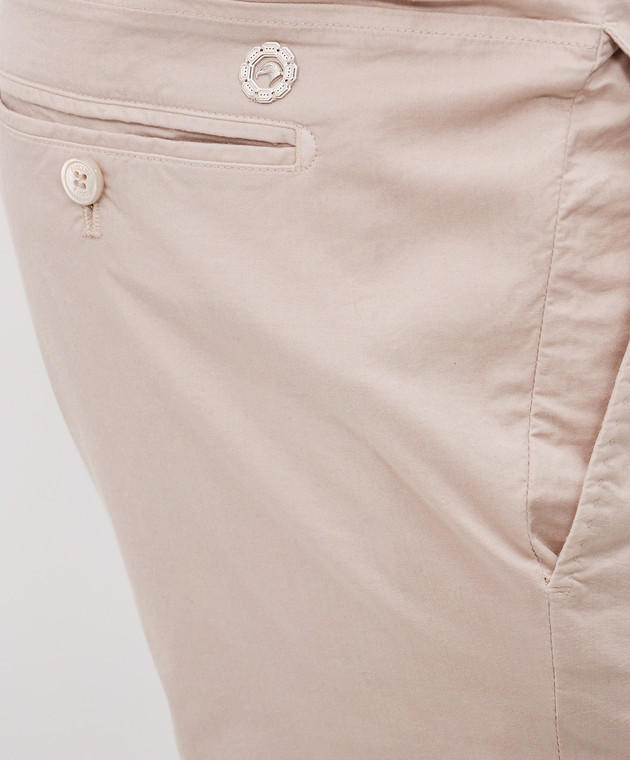 Stefano Ricci Бежевые брюки M1T6100820PACT1Q изображение 5