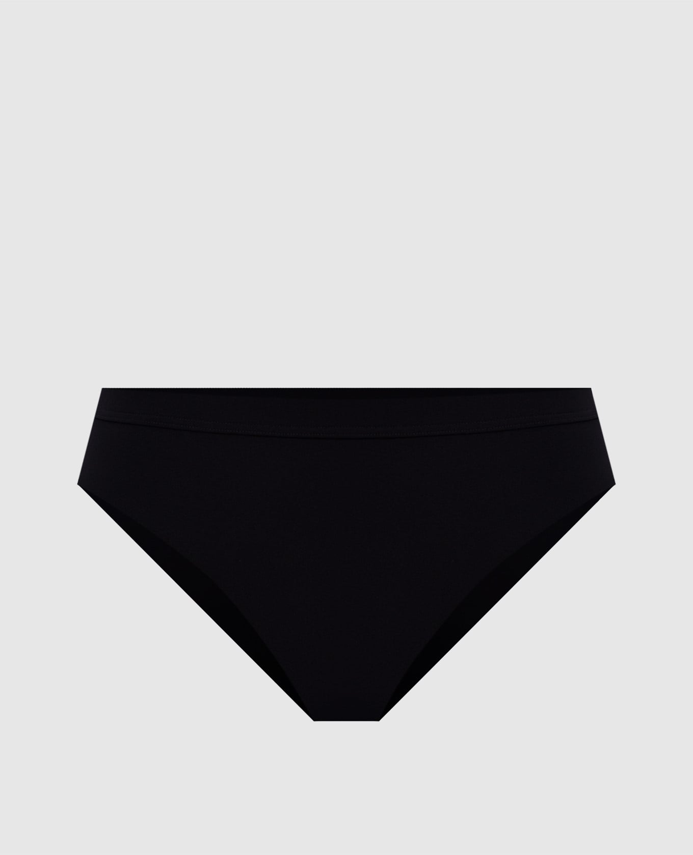 Черные трусики от купальника с логотипом