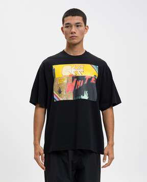 Off-White Чорна футболка Shimada 44MAA120F5J00Y