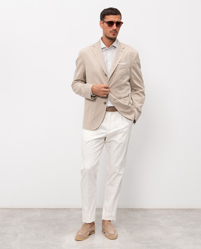 Peserico Бежевий піджак з вовною R5100908274