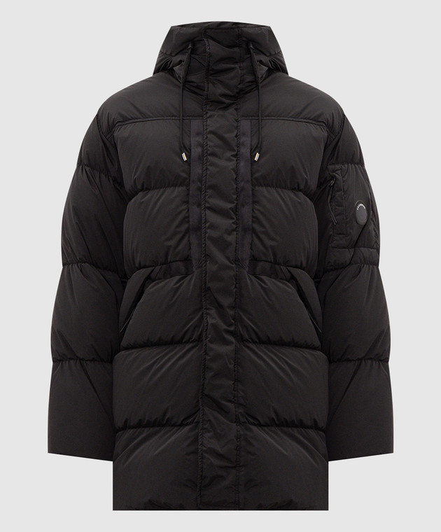 C.P. Company Черный пуховик MOW256A005864G