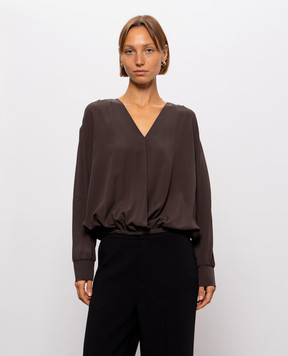 Twinset Коричневая блуза 262TF2053